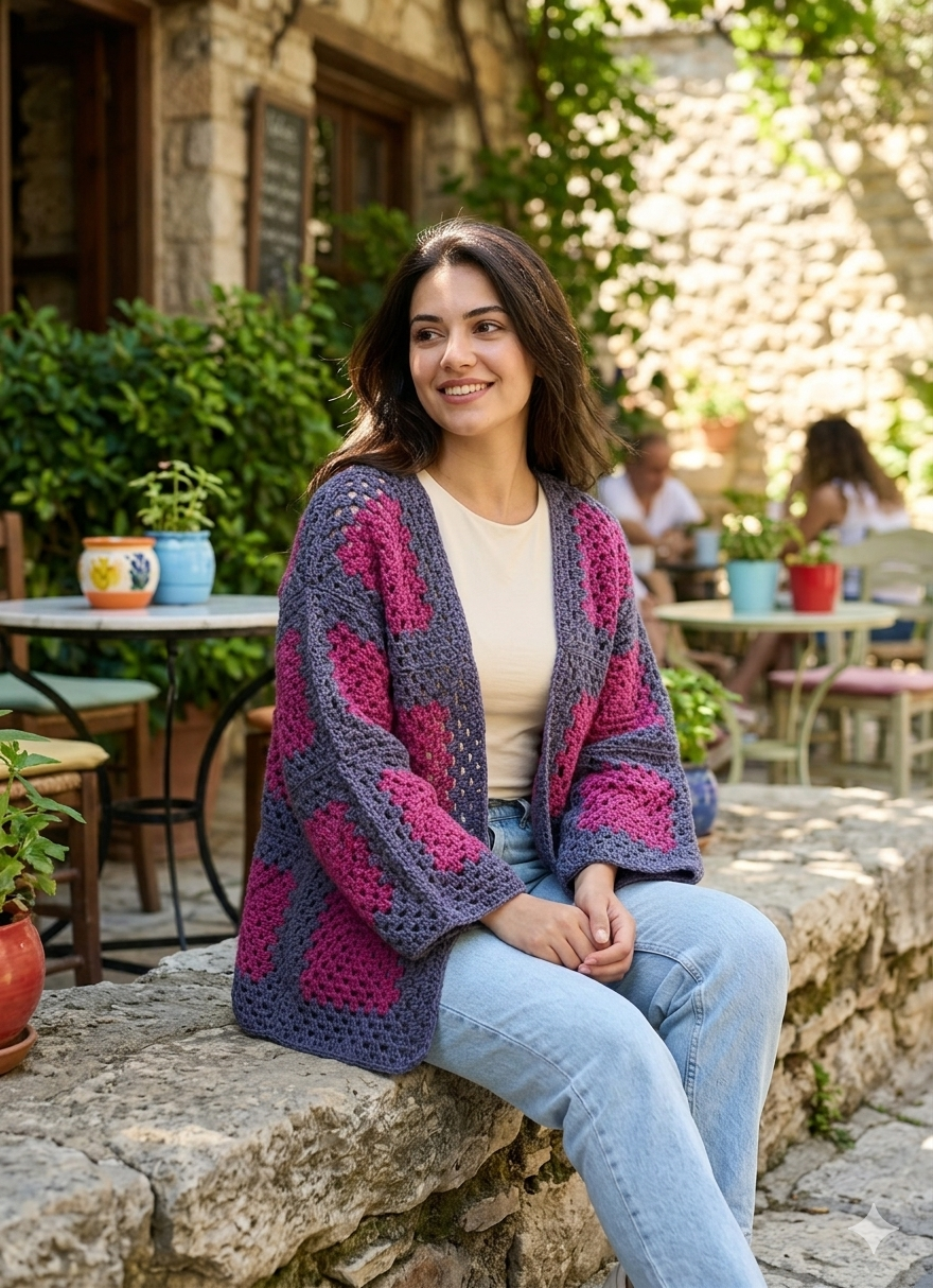 جاكت هاند ميد كوروشيه